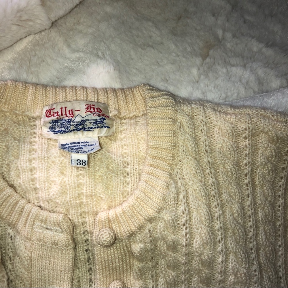Vintage Wool Cardigan - Picture 6 of 7